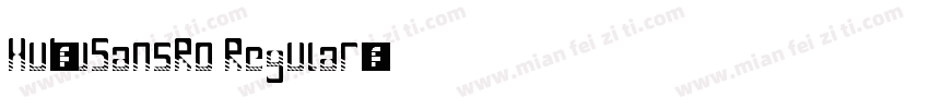 Hu_LuSansRo Regular字体转换